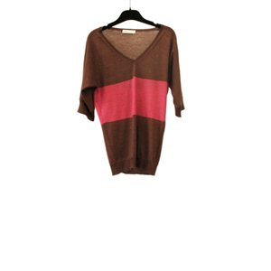 BICOLOR V NECK (B02002)