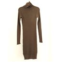 RIB ROLL NECK DRESS (B08054)