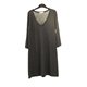 V NECK DRESS (B08057)