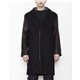 COAT + LEATHER SLEEVES (UNDERCOAT-F01+F06+L02)