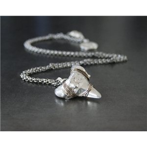 NECKLACE SHARK TEETH FOSSIL