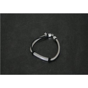 BRACELET / JIMBARAN (BLACK+ECRU)