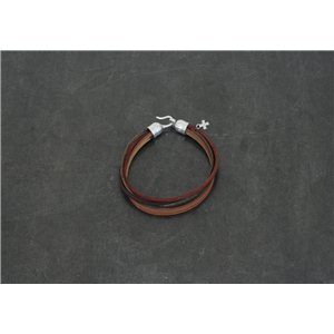 BRACELET / LEFTANDERS (COGNAC+TAUPE+BROWN)