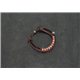 NECKLACE / HOOKIPA (BLACK+CORAL+TAUPE)