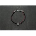 NECKLACE / NOUMEA (CORAL+BLACK)