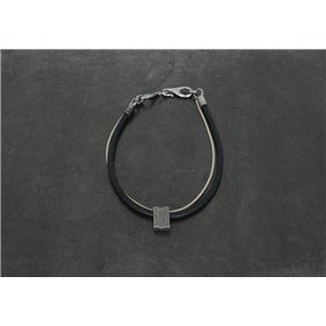 NECKLACE / NOUMEA (ECRU+BLACK)