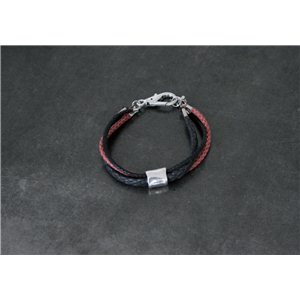 BRACELET / BINGIN (BLACK+CORAL)